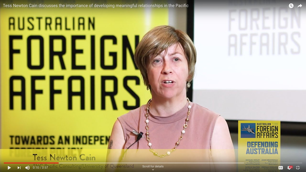 Tess Newton Cain discusses the importance of developing meaningful relationships in the Pacific camera iphone 8 plus apk