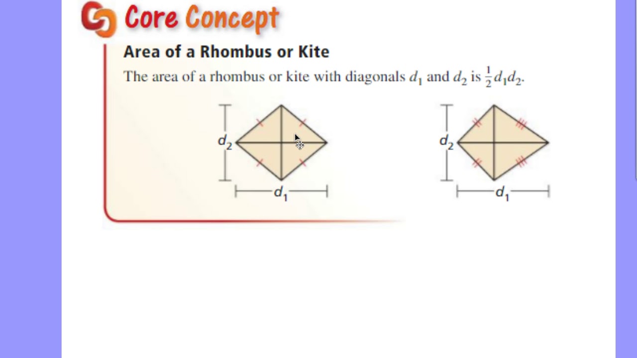 kite shape vs rhombus