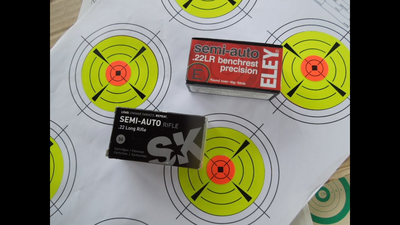 Eley Semi Auto vs SK Semi Auto In Kidd 10 22 - YouTube