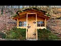 Alone built a dugout in the forest. Start to finish