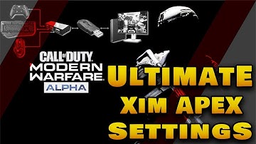 Ultimate Xim Apex Settings | Call of Duty Modern Warfare