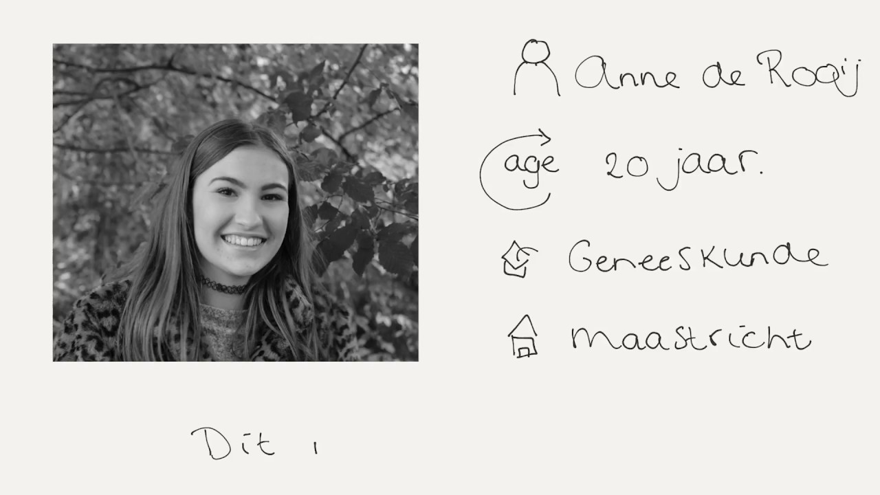 Mijn naam is Anne De Rooij en dit is mijn