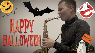 Video thumbnail of "Halloween SPECIAL edition - Ghostbusters theme(saxophone cover by Taras Haba Sax)"