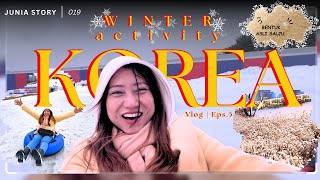 Korea Vlog 🇰🇷 #5 | Winter Activity in Seoul | Liat Bentuk Asli SALJU 🌨️❄️