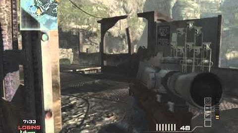 MW3 Face Off Aground Tactical Insertion 180 Quick Scope