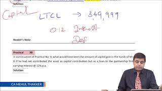 Capital Gains Section 45(3) (CA Final - DT) by CA Mehul Thakker