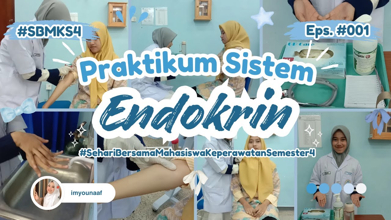 praktik pemeriksaan fisik sistem endokrin (hiper/hipotiroid) || nursing student UA || imyournaaf ✨🌈