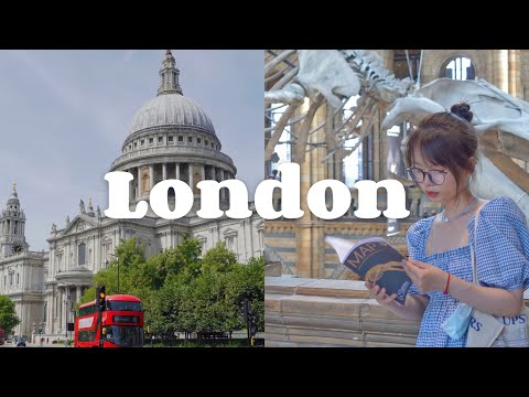 🇬🇧『伦敦VLOG』40度伦敦的夏天｜6天疯狂踩雷｜白崖+剑桥｜英国旅行日记