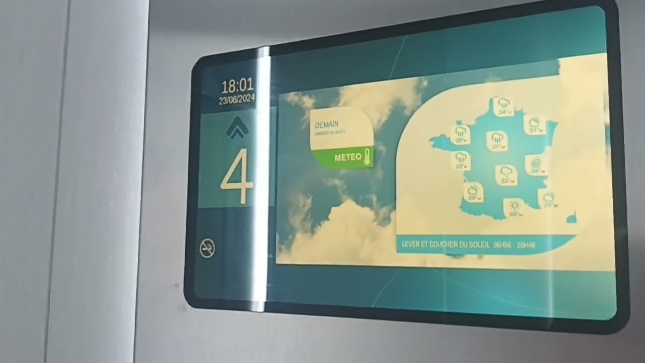 horrible ascenseur otis gen2 LVA (LES ULIS 🇫🇷)