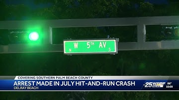 Delray Beach man arrested in hit-and-run crash
