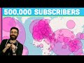 Coding Challenge #109: Visualizing 500,000 Subscribers