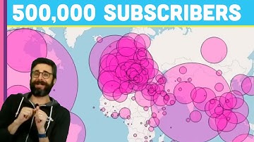 Coding Challenge #109: Visualizing 500,000 Subscribers
