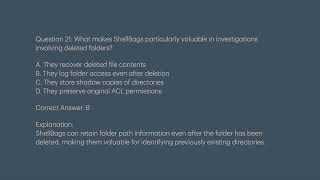 Windows Forensic Q&A Part 3