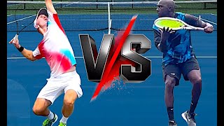 World Tennis Junior Vs Former D1 College Player