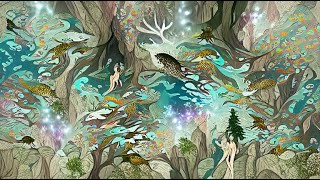 OCEAN TAPESTRY Background Loop 🦪 No Copyright Background | AI Video Generated Loop (HD)