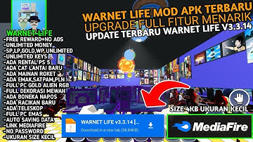 NEW🌈 warnet life mod apk unlimited money,😱💵🎉💶✳️🔥