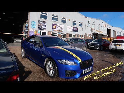 Jaguar XF Petrol Timing Chain Replacement, Removal and Install, Common issues!