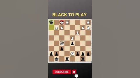 Daily chess puzzle Black to play😊 😊😊 #chess #challenge #learnchess #improve #shorts