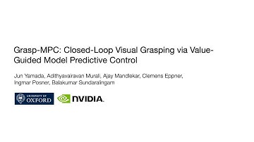 Grasp-MPC: Closed-Loop Visual Grasping viaValue-Guided Model Predictive Control
