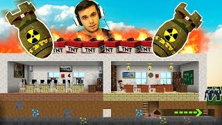 OKULA NÜKLEER BOMBA ATTIK - KAÇIŞ (Minecraft)