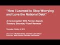 Comment jai appris  cesser de minquiter et  aimer la dette nationale  conversation avec frank newman