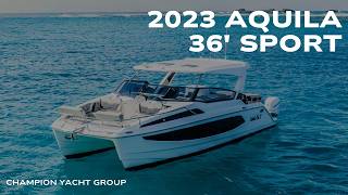 Step Aboard the 2023 Aquila 36 Sport | Full Yacht Tour