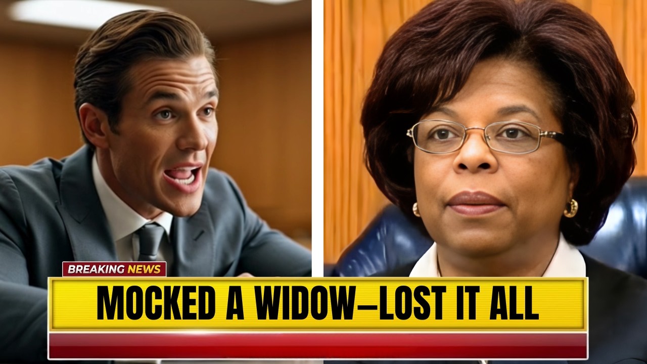 Arrogant Millionaire Mocks Homeless Widow — Judge Boyds Shocking Verdict Strips Power from the Elite