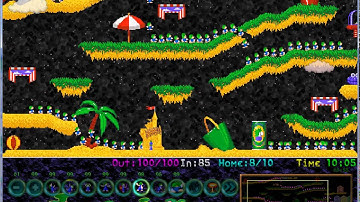 Lemmings c# remake hd xna monogame