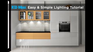 Kd Max Kitchen Lighting Rendering Tutorial By Vinod Irshetti