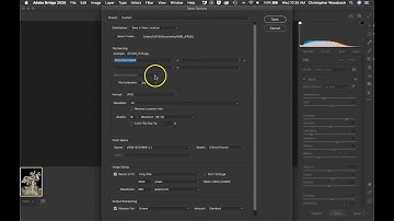 Bridge / Adobe Camera Raw - Save file for the web