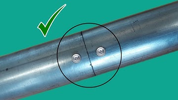 Ý Tưởng nối ống tròn không hàn vẫn chắc chắn,how to connect pipes without talking about welding