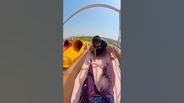 bella ciao sliding in lazy waterslide pov