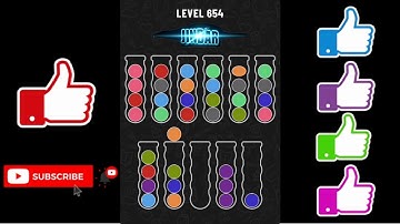 Ball Sort Puzzle Level 654