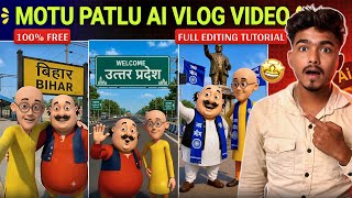 How to Make Trending Motu Patlu AI Videos 🔥 | How to Make AI Motu Patlu Videos of Your Village or... screenshot 4