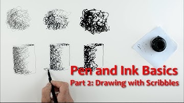 Pen and Ink Beginners: PART 2  - How to Draw Fantastically by Scribbling with Ink