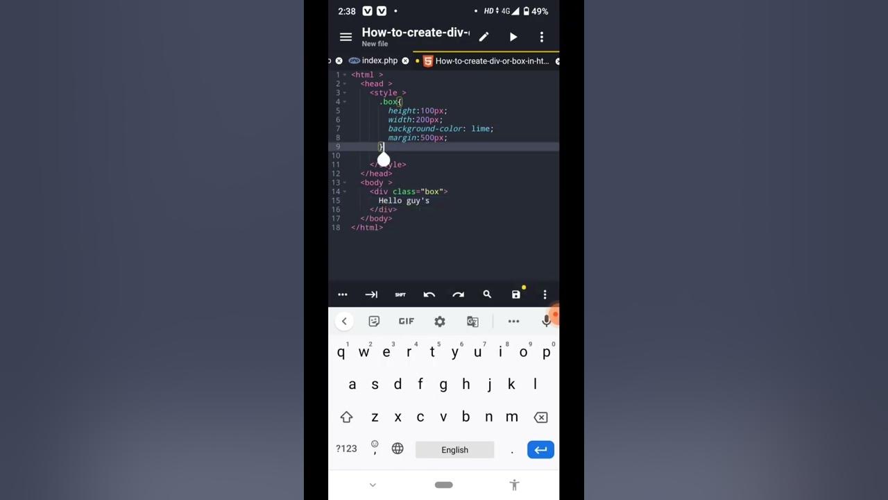 how to create box in html - YouTube
