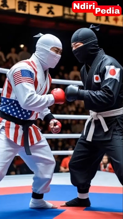 American Ninja VS Japanese Ninja - a Fight of The Glory