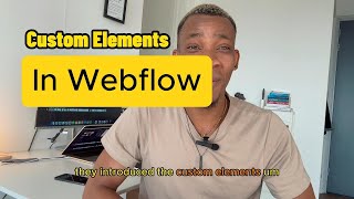 Webflow introduces Custom HTML Element । Webflow tutorial  |  David Anierobi