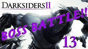 Walkthrough - Darksiders 2 - Part 13 - Lost Temple Boss Battle Construct Hulk -   w/ XsCowbell