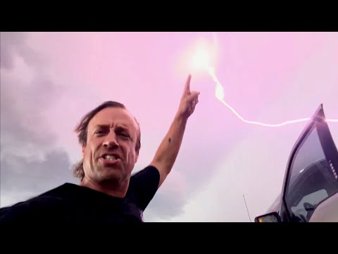 The most insane #tornado intercept on a FREAK SUPERCELL yesterday!