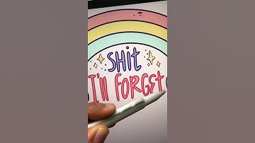 How I designed notepads from a digital illustration on Procreate #shorts