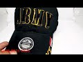 Topi Caps Bordir Army Tactical Black
