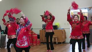 迎春花 Line Dance - By Seattle Sing & Dance ,  at Redmond Care and Rehabilitation Center