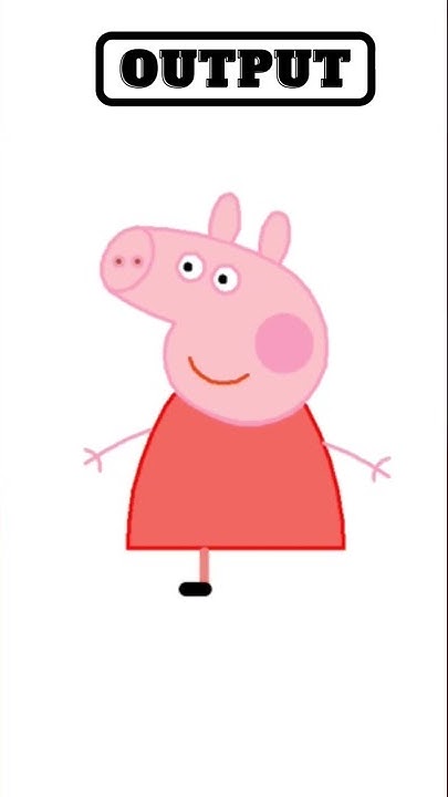 Peepa pig Cartoon Character Using Python | Turtle | World of Python # ...