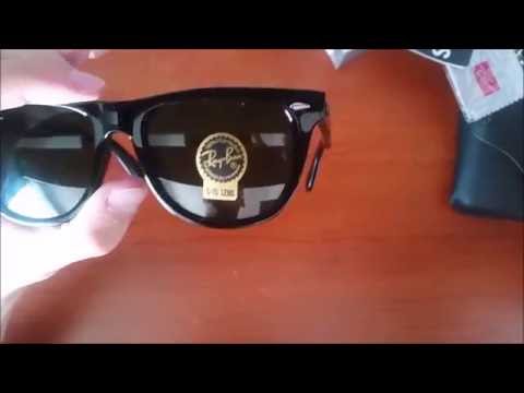 ray-ban-wayfarer/-unboxing