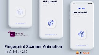 How to Create Fingerprint Scanner Animation in Adobe XD Tutorial #shorts
