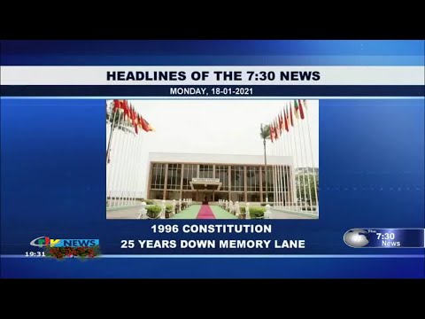 Crtv - The 07:30 Pm Bilingual News - - Monday 18Th January 2021