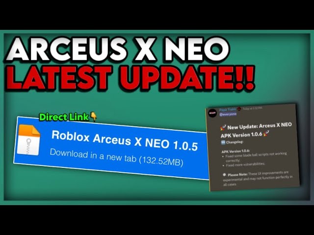 Arceus X Neo V1.0.6 (OFFICIAL) - Download #1 Roblox Mod Menu in