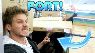 FORT CONSTRUCTION IN A STORE!