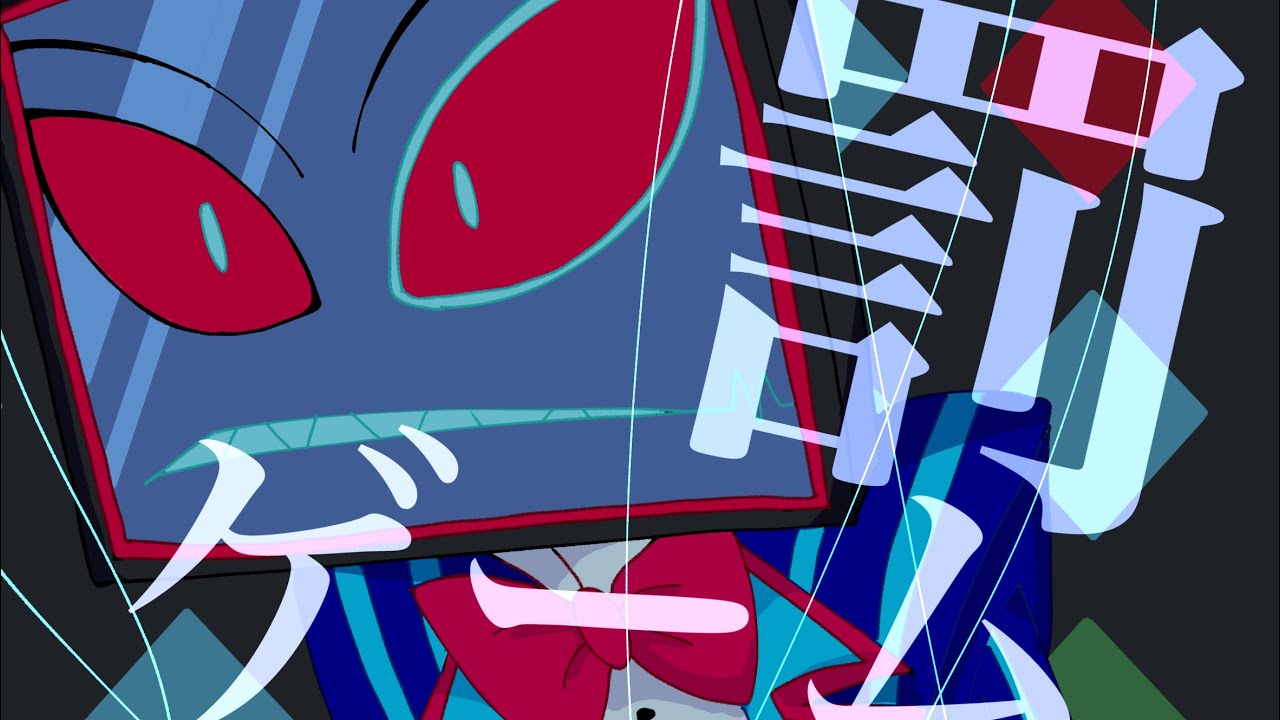 【手描きHazbin Hotel】アラスターとヴォックスで罰ゲーム【Alastor & Vox】